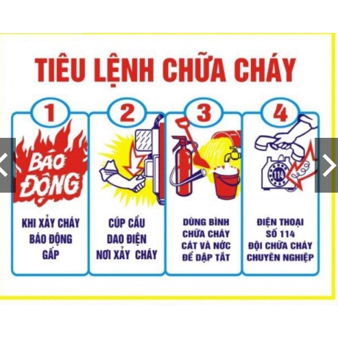 Bộ Tiêu lệnh PCCC bán lẻ