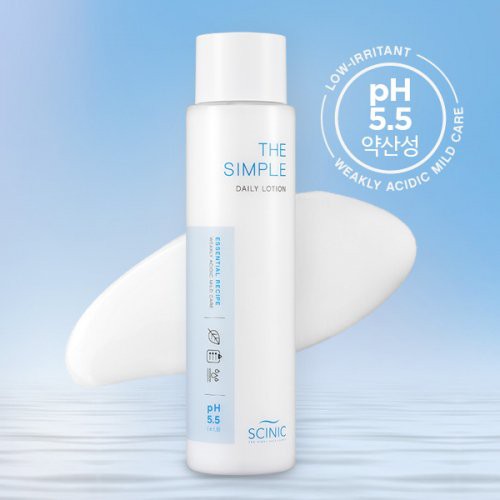 Lotion dưỡng da hàng ngày SCINIC The Simple 145ml