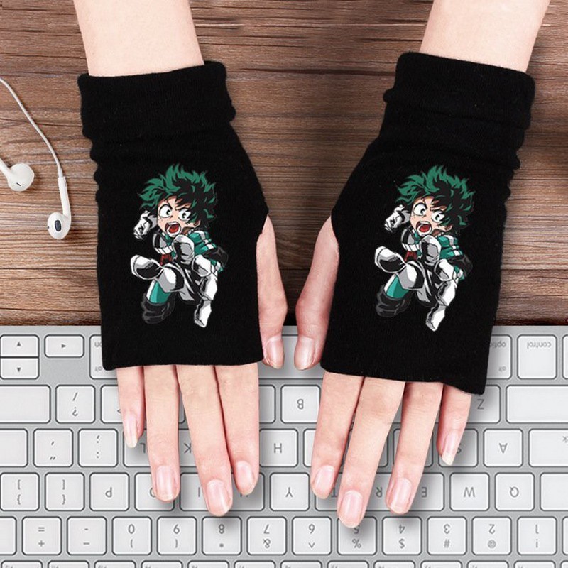 Găng tay len in hình YUGIOH GESHIN IMPACT SKY SLAM DUNK dễ thương xinh xắn