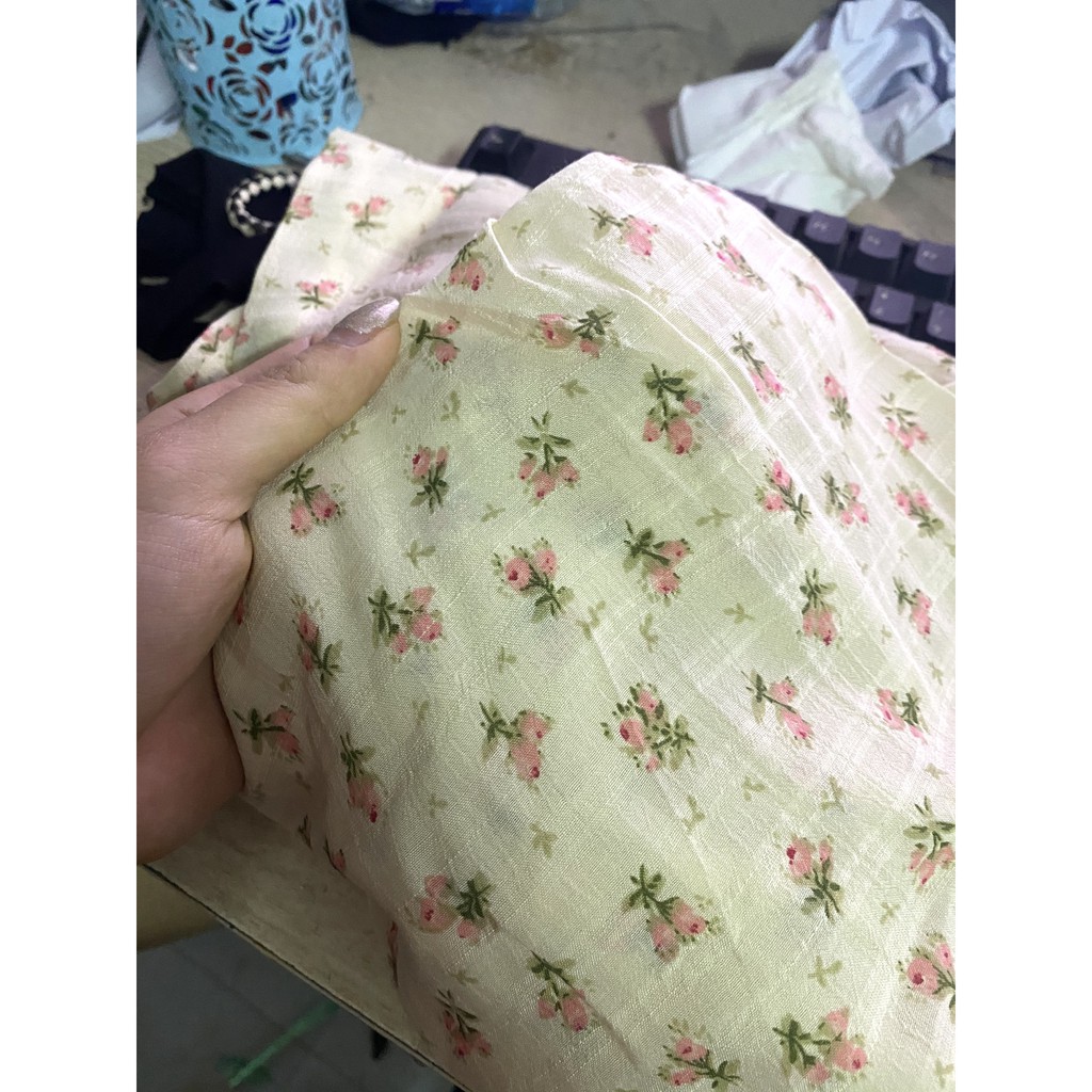 Set 2 Dây Ren Hoa Nhí Hồng PEONYB Nữ [FS] 🌸 Bộ quần đùi đũi áo babydoll thun vintage bánh bèo mặc ở nhà đi ngủ Ulzzan