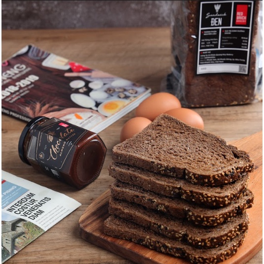 Bơ Đậu Phộng Caramel và Bơ Hạnh Nhân Chocolate 250gr Thương Hiệu Gạch Đỏ - Bộ Đôi Hỗ Trợ Ăn Kiêng Eatclean