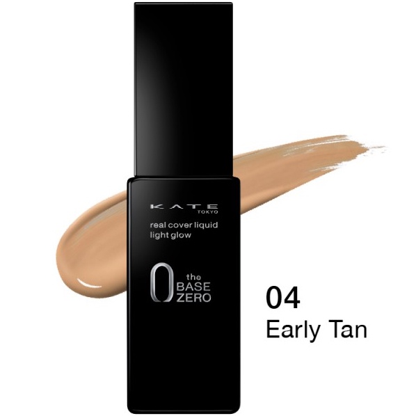 Bộ Kem Lót & Kem Nền Kate Tokyo Real Cover Liquid Light Glow Set 1 #04 (Early Tan) | BigBuy360 - bigbuy360.vn