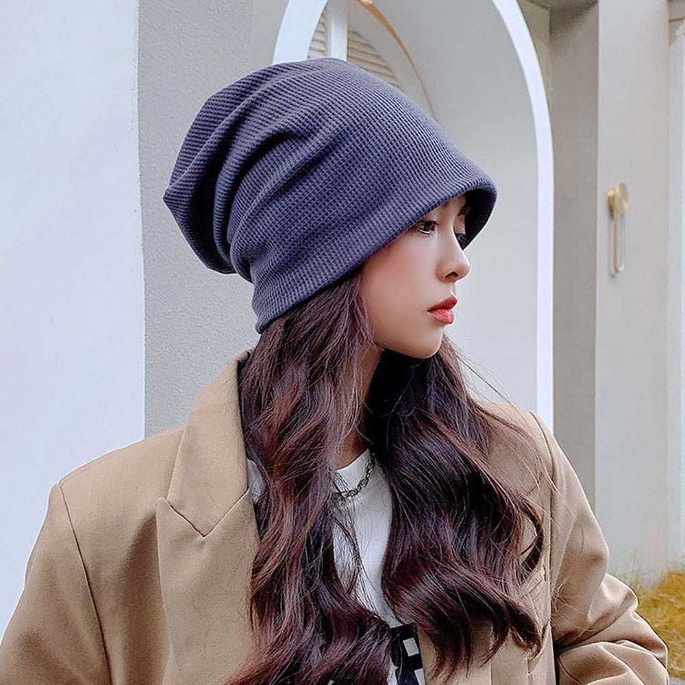 Mũ trùm đầu TAYLOR1 thoáng khí họa tiết kẻ sọc màu trơn phong cách cổ điển thời trang cho nam và nữ