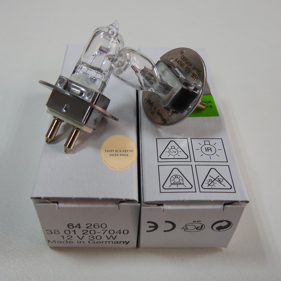 Bóng Đèn Khe, Sinh Hiển Vi Khám Mắt 12V 30W [64260 - HLX-6] | Osram, Zeiss, 66VISION và các sản phẩm tương tự