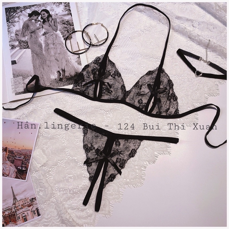 Bộ đồ lót ren mỏng không gọng (Hình thật - Che tên - Có giao Hoả tốc) | BigBuy360 - bigbuy360.vn