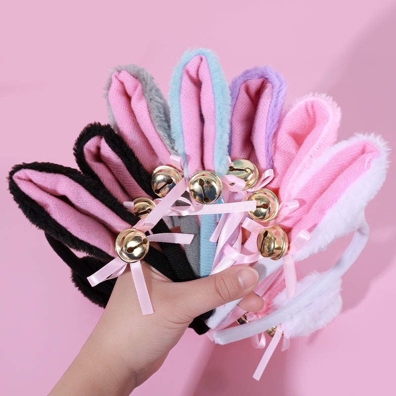 Băng Đô Tai Mèo Co Giãn Dễ Thương Dành Cho Nữ