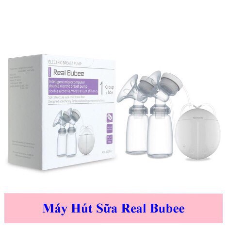 Máy hút sữa điện đôi Real Bubee