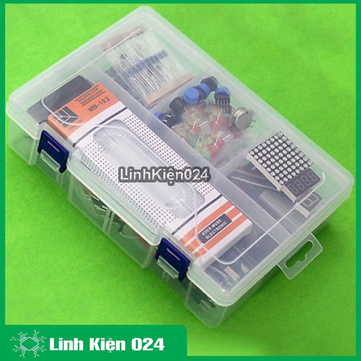 Bộ kit học tập Arduino Uno R3 V1 cơ bản đa năng (BH 06 Tháng)