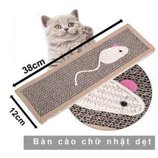 Doremiu- Bàn cào móng cho mèo 4 Loại bằng giấy cứng