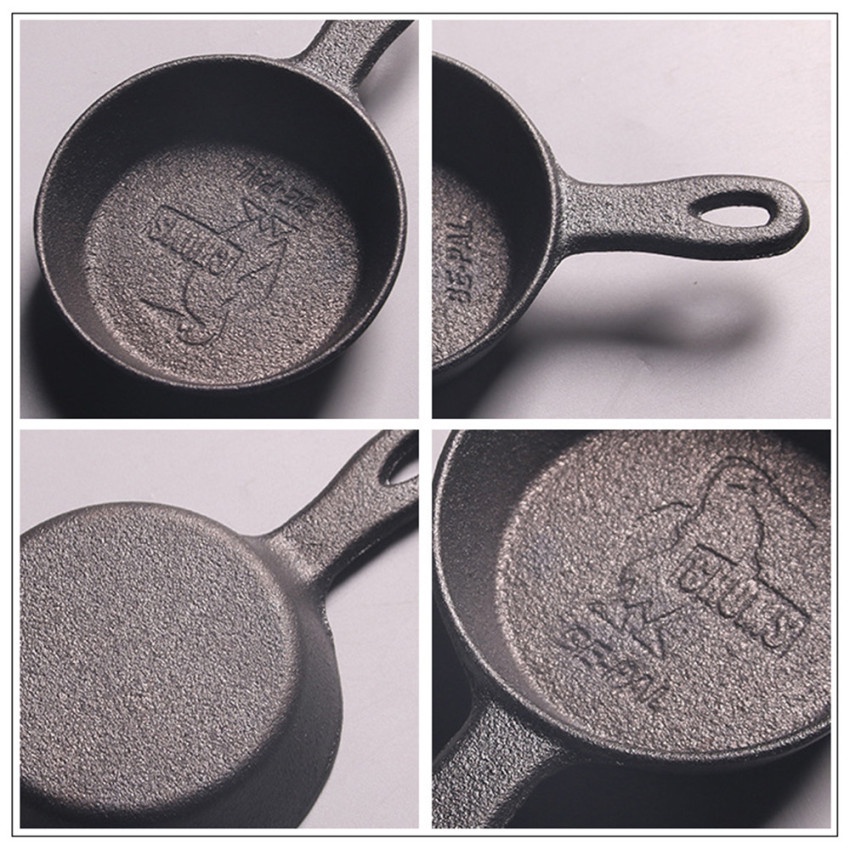 Chảo Gang Mini 3.5 Inch Chất Lượng Cao Tiện Lợi Dễ Sử Dụng