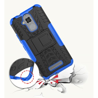 Ốp điện thoại chống sốc thiết kế 2 trong 1 có giá đỡ tiện lợi cho Asus Zenfone 3 Max ZC520TL ZC553KL