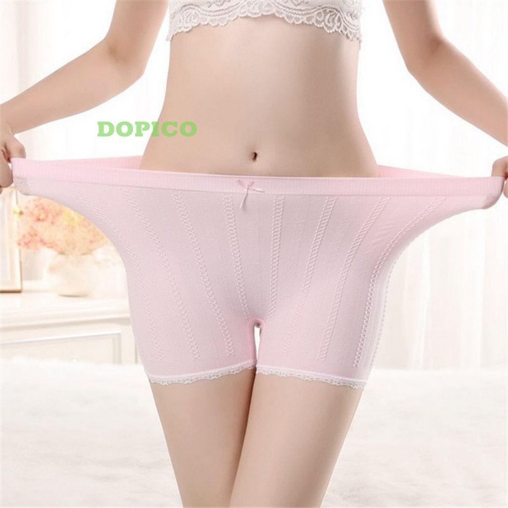 Quần lót mặc trong váy , quần mặc trong váy ngắn viền ren đính nơ gợi xảm DOPICO V450