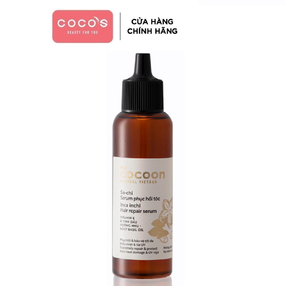 [Mã COSCOCOT3 -8% đơn 250K] Serum Sa-chi Phục Hồi Tóc Cocoon 70ml