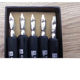 [ TÂM TÂM ]-Bút chấm mực Memory Comic pen set-(THÂN NHỰA ĐEN)