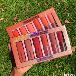 Sivanna Colors - Set son 6 cây son Fullsize In The Peach- Mẫu mới -Thái Lan