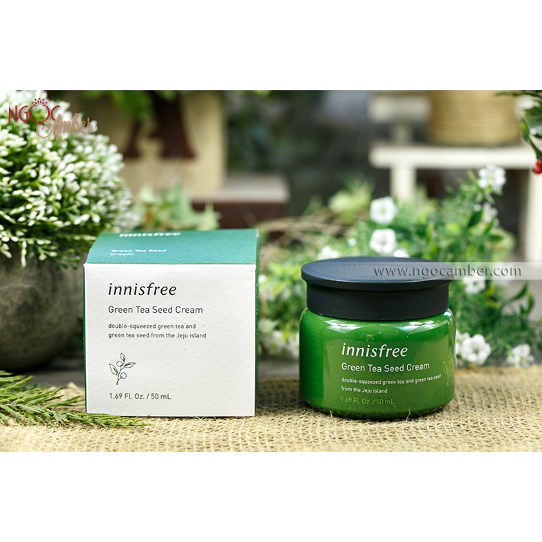 KEM DƯỠNG ẨM CHIẾT XUẤT TỪ MẦM TRÀ XANH INNISFREE Green Tea Seed C 50G