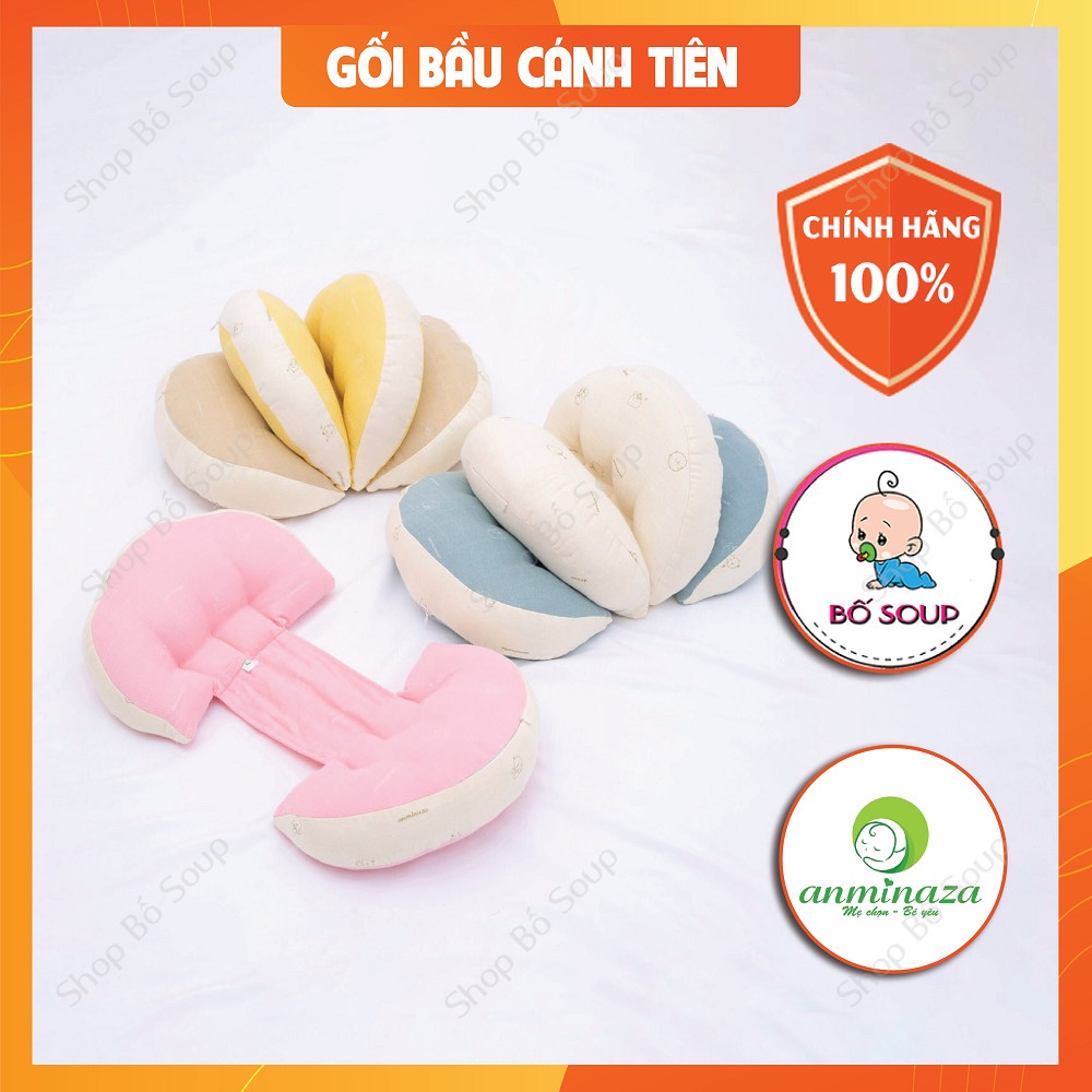 Gối Bầu Cánh Tiên Cao Cấp Nâng Đỡ Bụng Hỗ Trợ Giảm Đau Lưng Cho Mẹ Bầu Anmniza