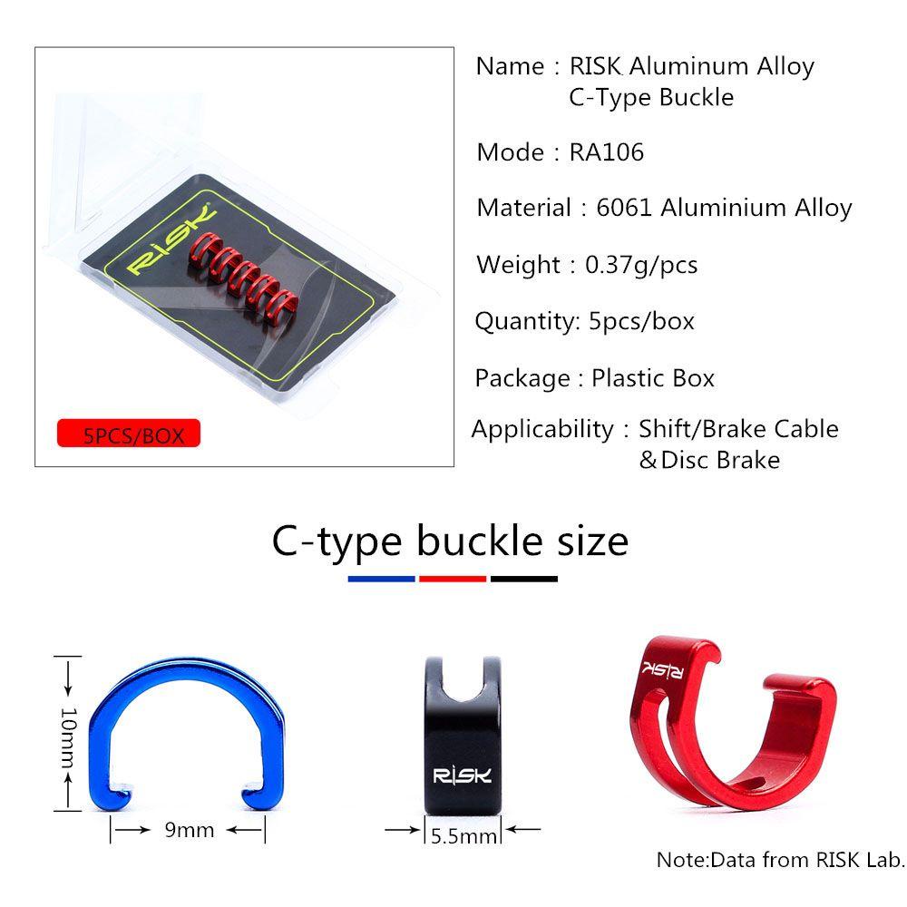 Kẹp Chữ U Cố Định Dây Phanh Xe Đạp Leo Núi MTB
