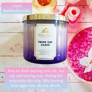[Đủ mùi] Nến thơm 3 bấc Bath & Body Works (Auth)