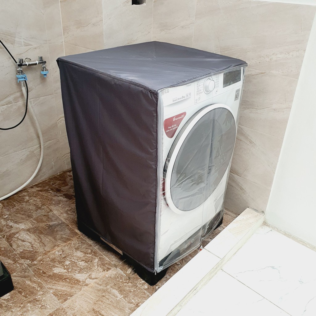 Áo Trùm Vỏ Bọc Máy Giặt Cửa Ngang (Vải Dù 2 Lớp Siêu Bền)