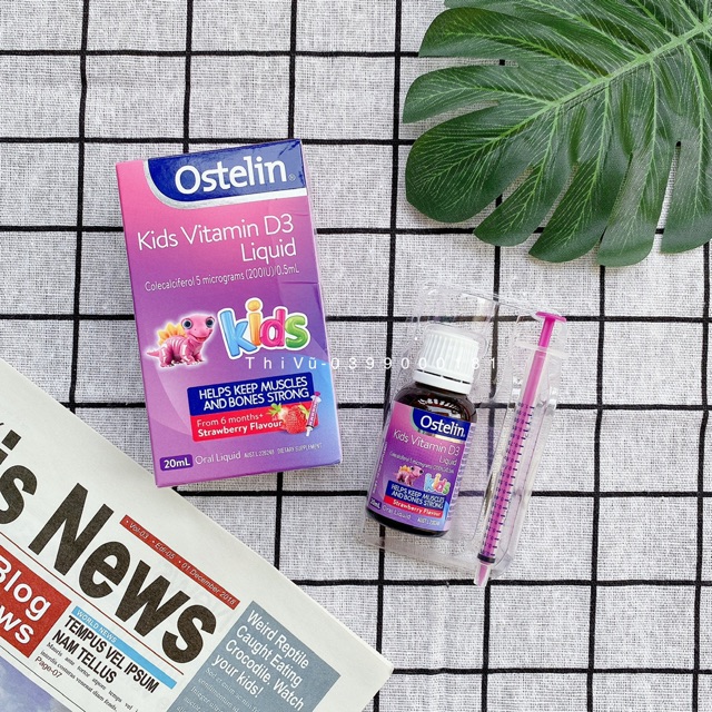 Vitamin D3 Ostelin Drop & Liquid Úc - Thi Vũ