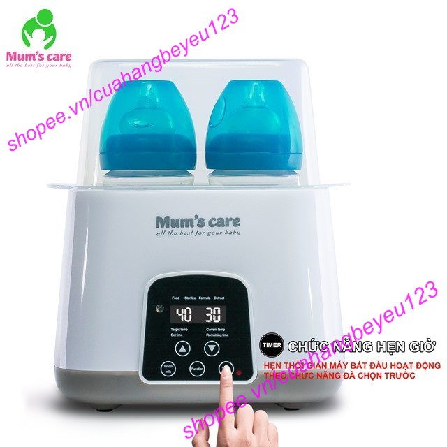 (BH 24 THÁNG) Máy hâm sữa - Tiệt trùng đa năng Mum's Care -Tốt so với Fatzbaby FB3002SL FB3012SL, Rozabi