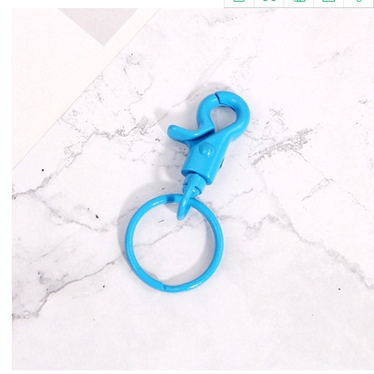 Móc chìa khóa kẹp kiểu tôm hùm 15 màu tùy chọn dùng để làm trang sức thủ công