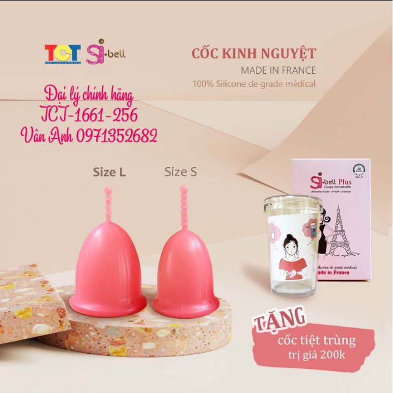 Cốc Nguyệt San SIBELL Thay Thế Băng Vệ Sinh Nhập Khẩu Chính Hãng Từ Pháp