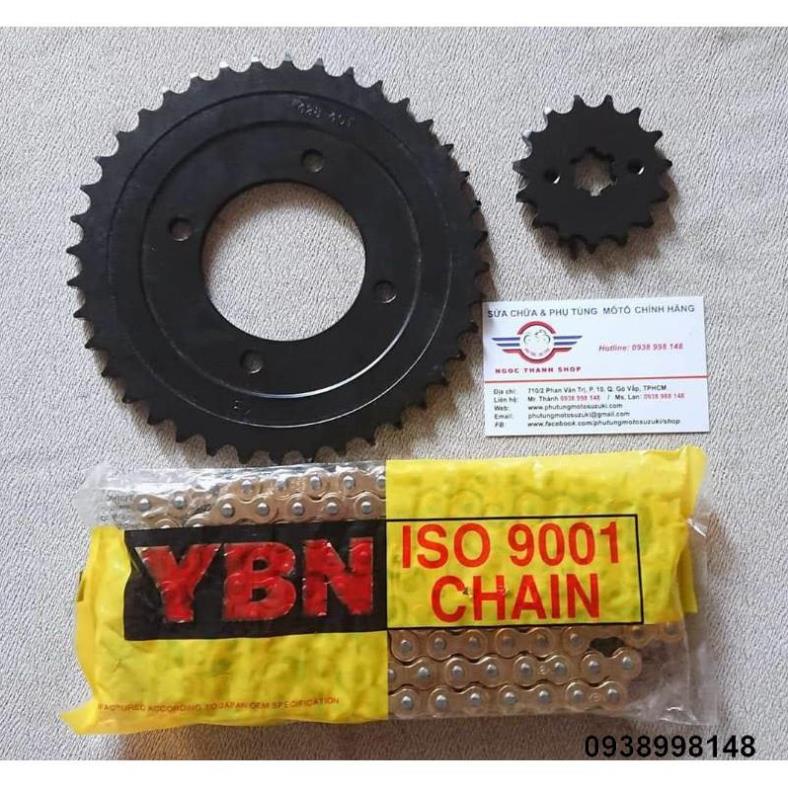 Bộ Nhông xích đĩa Husky125 Husky 125 15 40 ...-NTS