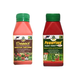 Bộ đôi phân đạm cá Powerfeed và Tảo biển Seasol chai 250ml nhập khẩu Úc