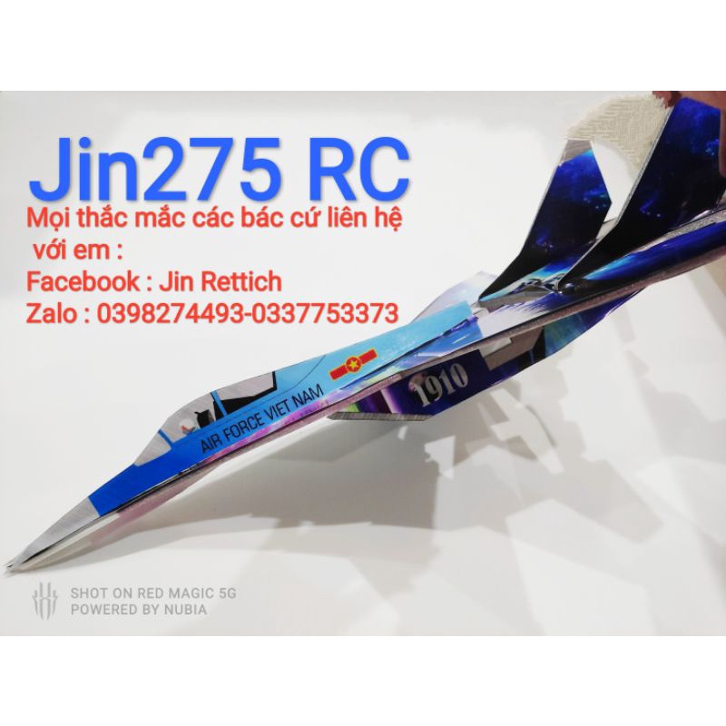 ❤️ Siêu Sock❤️Bộ vỏ kit MiG 29 K sải 45cm