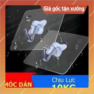 Combo 10 chiếc móc dán tường trong suốt chắc chắn tiện ích
