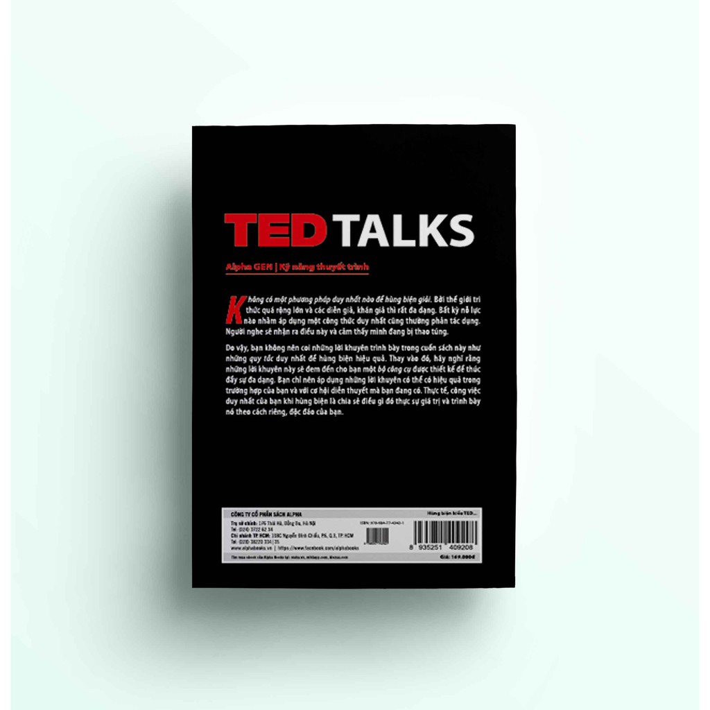 Sách - Hùng biện kiểu TED - Bí quyết diễn thuyết trước đám đông chuẩn TED | BigBuy360 - bigbuy360.vn