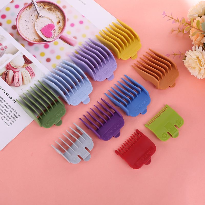 Youyo Bộ Lược Tông Đơ Cắt Tóc Nhiều Kích Cỡ Bằng Kim Loại Dài Khác Nhau