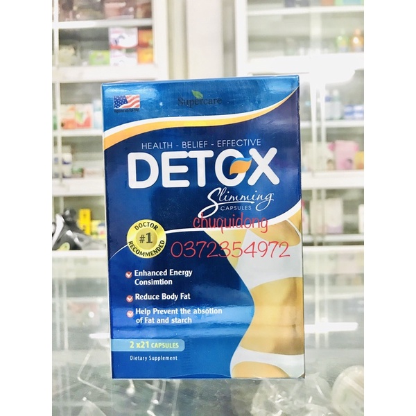 Giảm cân Detox...và Slimming hộp 42viên đảm bảo xuống cân