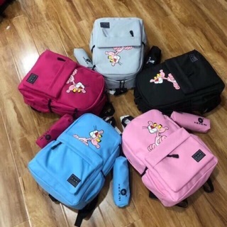 Sét balo báo hồng