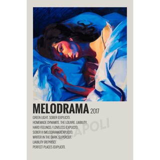 Tấm áp phích in hình Melodrama Album - Lorde