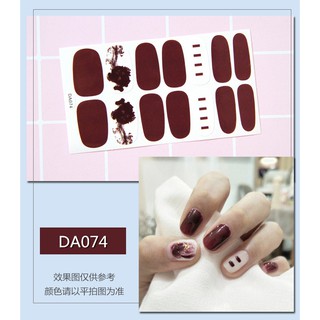 Set 14 miếng dán móng tay thiết kế đẹp mắt DA074