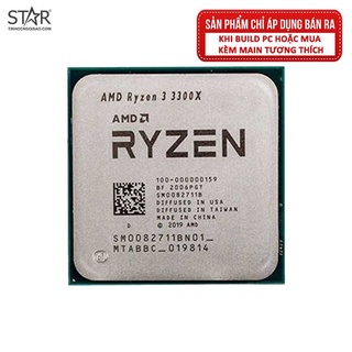 Mua CPU AMD RYZEN 3 3300X (3.8GHz Up to 4.3GHz  AM4  4 Cores 8 Threads) TRAY kèm Fan