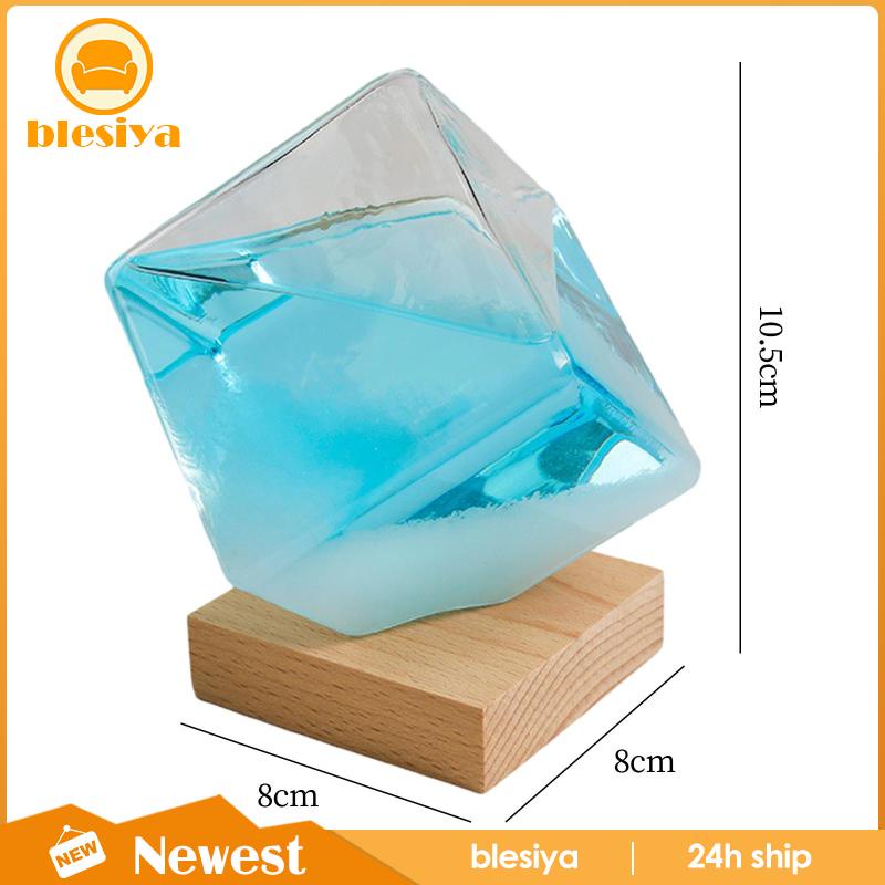 [Blesiya] Bình Thủy Tinh Dự Báo Thời Tiết Bão Tố Trang Trí Nhà Cửa