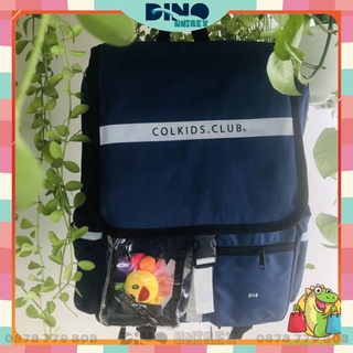 Balo Phản Quang Colkids Club SS3 Phiên Bản Mới Màu Xanh Navy [ Full Tag + GIấy thơm ]