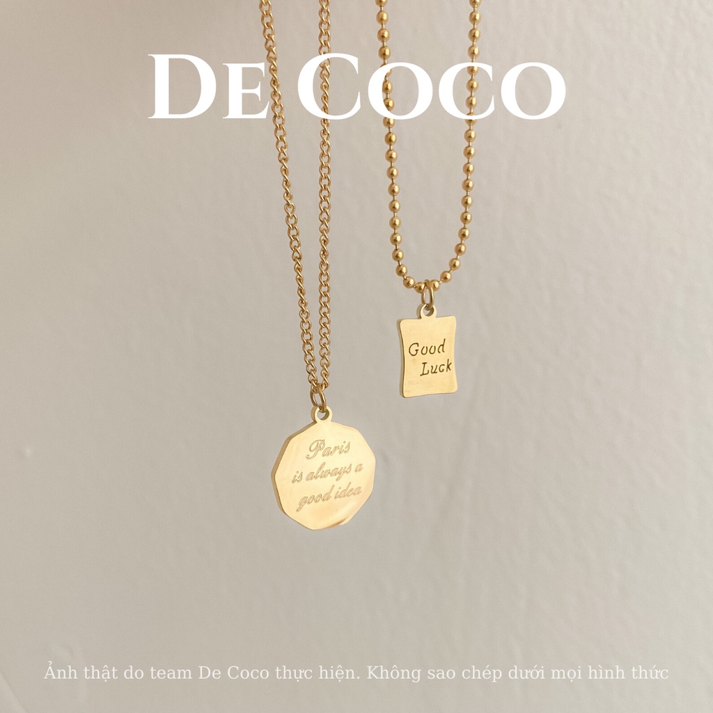 Vòng cổ nữ 520 decoco.accessories