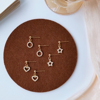 Bông Tai Nữ Đính Đá Dáng Nhỏ Xinh