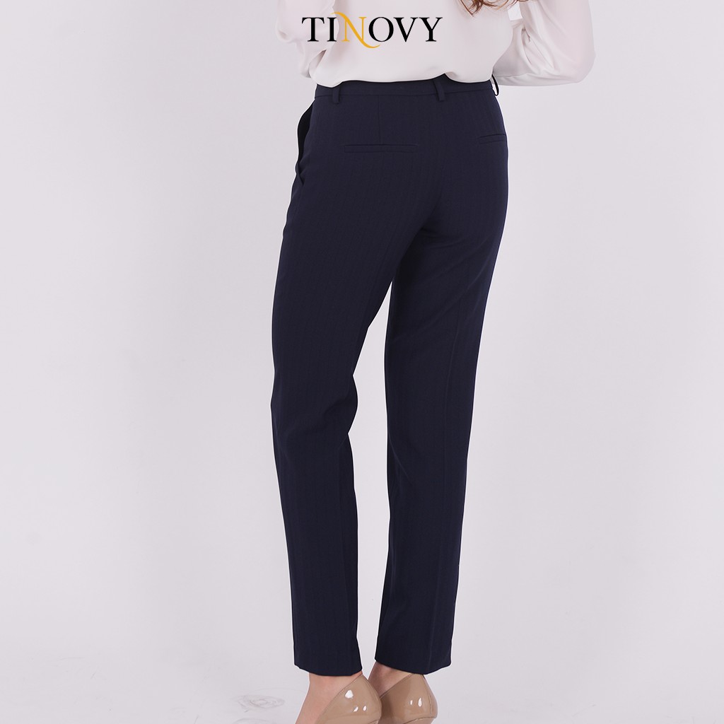 Quần Âu Nữ TINOVY Ống Đứng Đai Trơn Gấu Lơ Vê Có Túi Công Sở 1910-051 | BigBuy360 - bigbuy360.vn