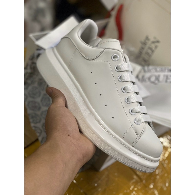 (Bản zep một một trung⚡️Tặng ful bok + tất +quà ⚡️) Giày thể thao,sneakers MC nam,nữ trắng gót nhung đen,phản quang G119 | BigBuy360 - bigbuy360.vn