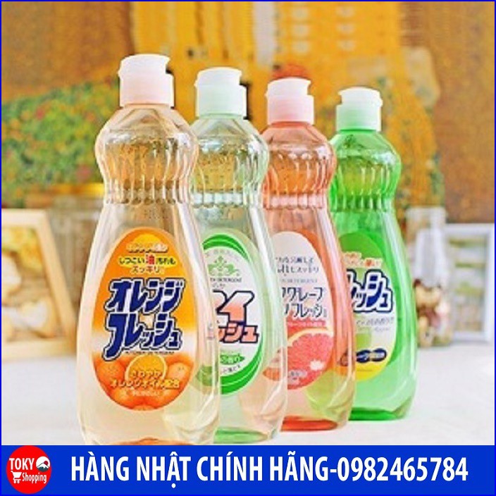 Nước rửa chén bát sinh học Rocket 600ml Hàng Nhật Chính Hãng