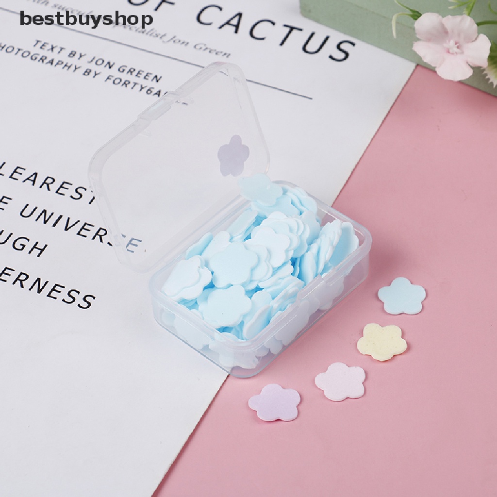 Hộp 100 xà phòng giấy rửa tay có mùi thơm tiện dụng khi đi du lịch