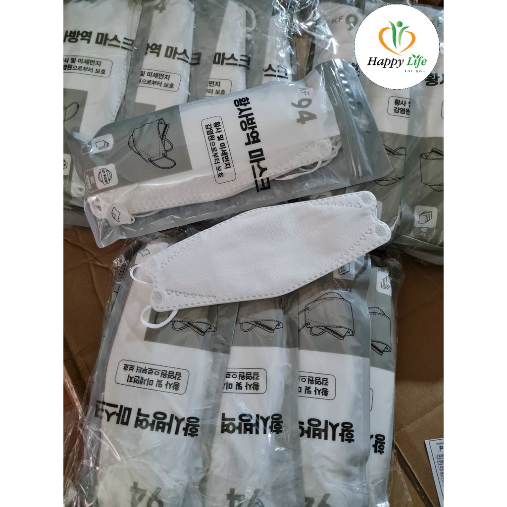 Khẩu trang y tế chống bụi siêu mịn pm 0.25 kháng khuẩn 4 lớp KF94 công nghệ Hàn Quốc - Happy Life for You | BigBuy360 - bigbuy360.vn