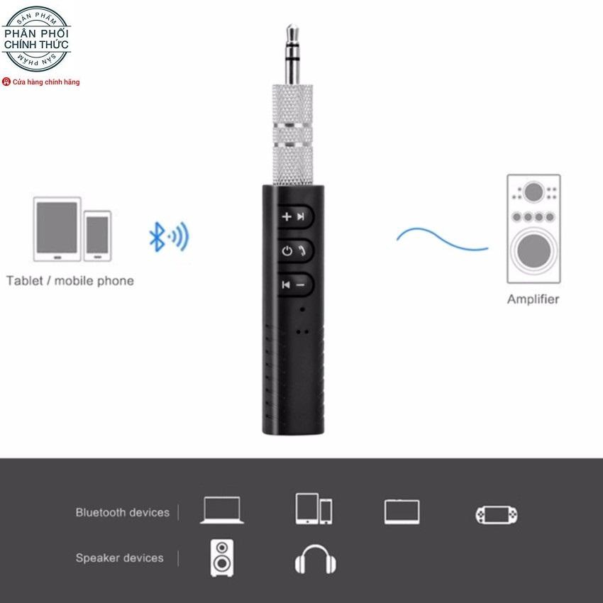 Thiết Bị Kết Nối Âm Thanh Receiver Bluetooth 4.1 dùng pin (Đen)