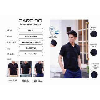 ÁO POLO NAM CAO CẤP CARDINO